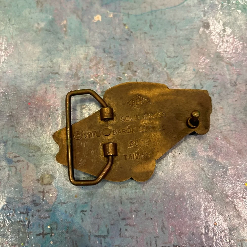 1978 Brass Truck Buckle